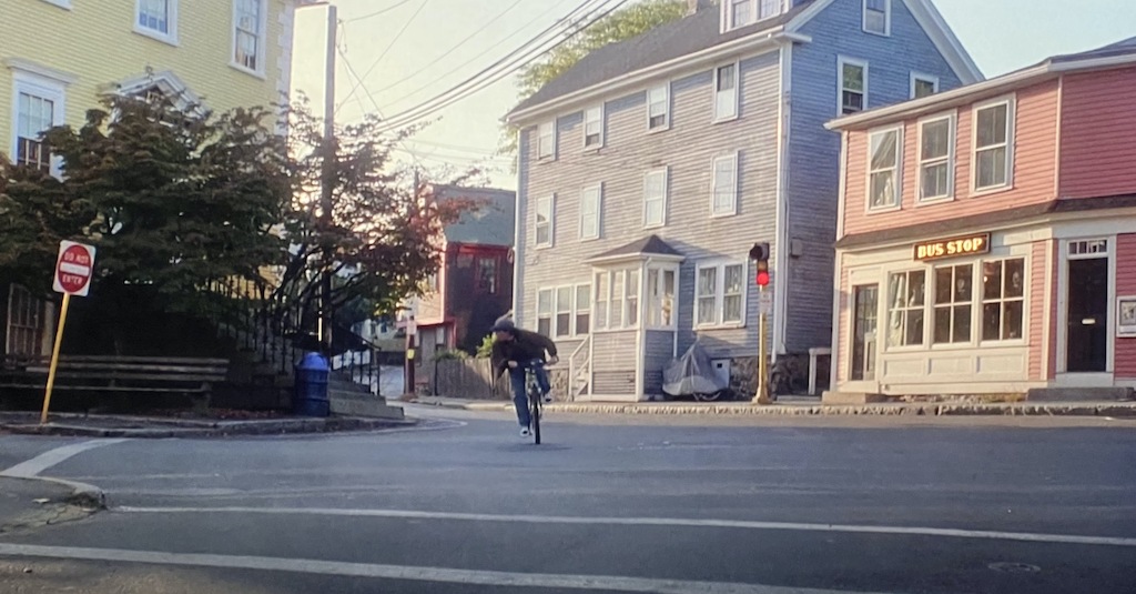 Max riding bike Hocus Pocus movie.