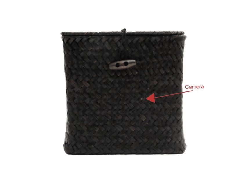 Hidden camera in tissue box