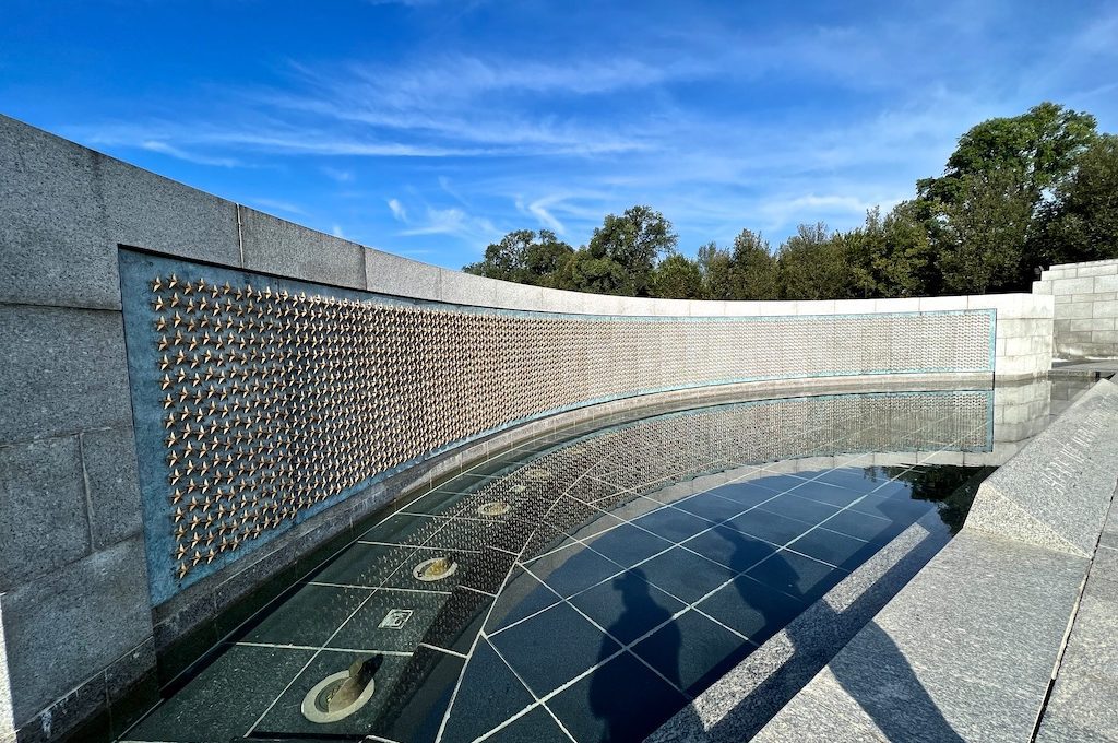 World War II Memorial wall of stars