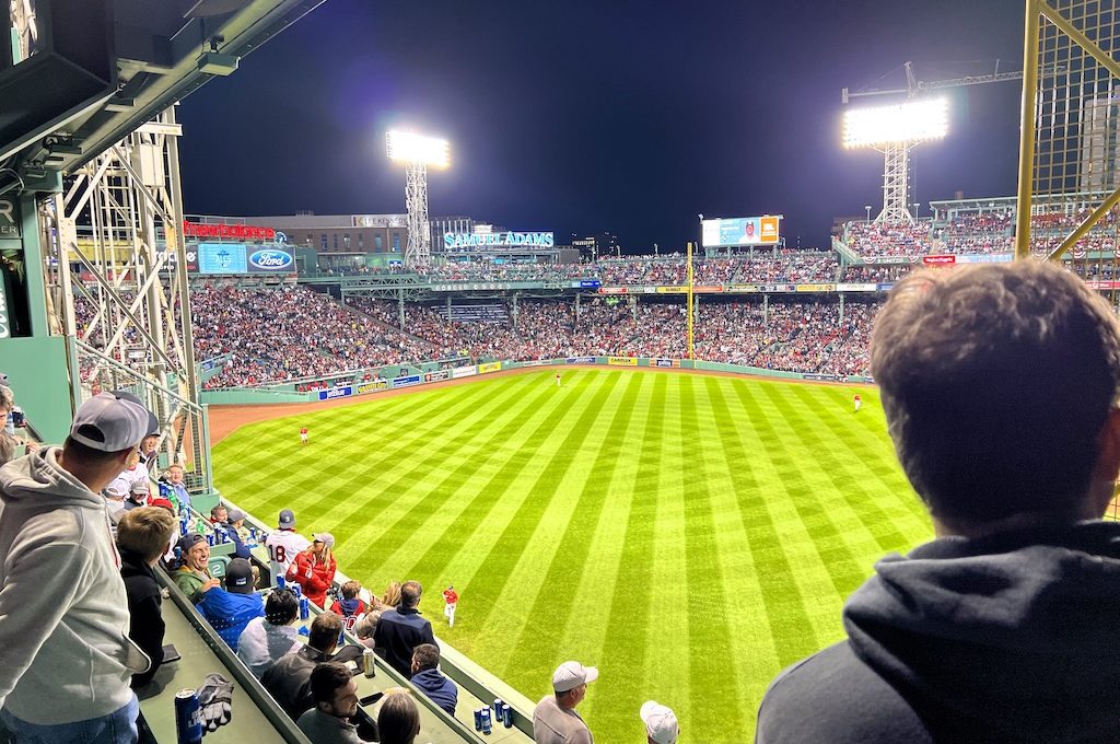view from the green monster