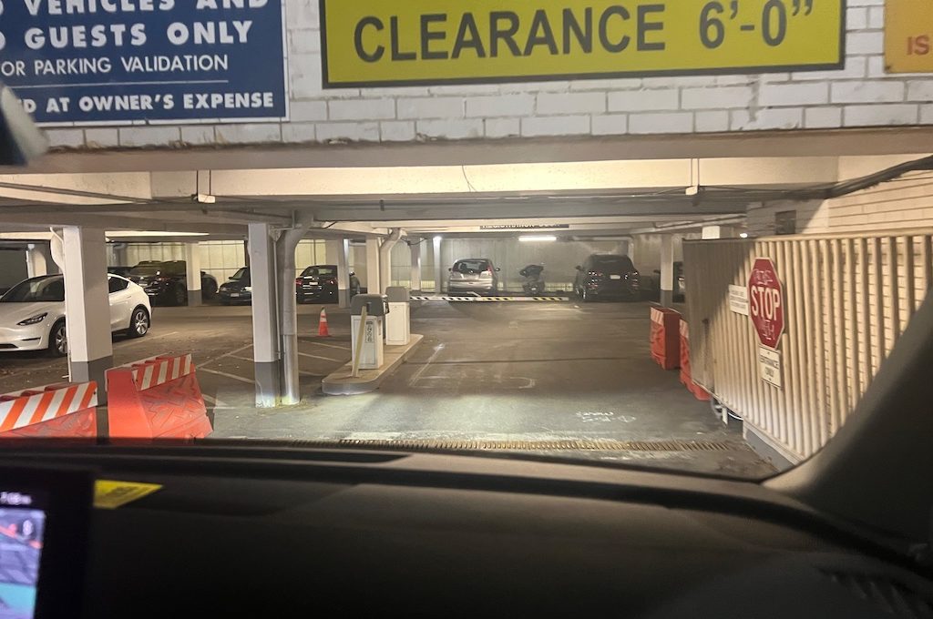 Parking garage used for Fenway Park