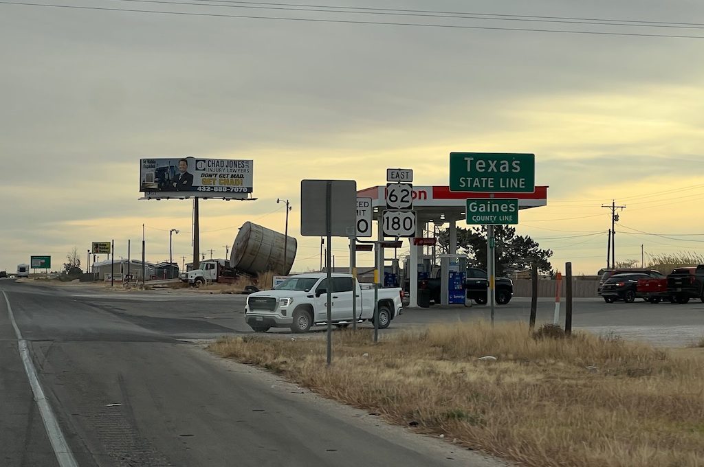 as you travel west across texas the state gets