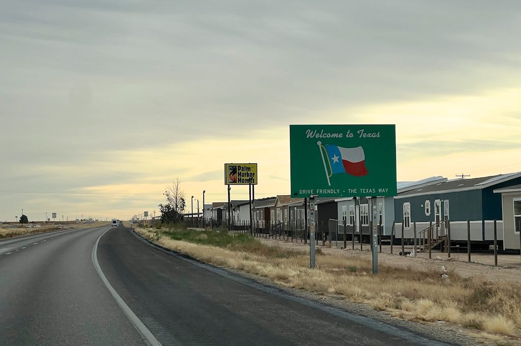 as you travel west across texas the state gets