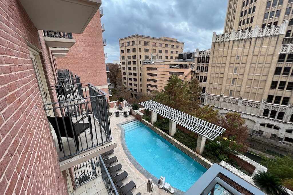 Westin Riverwalk San Antonio corner suite river view