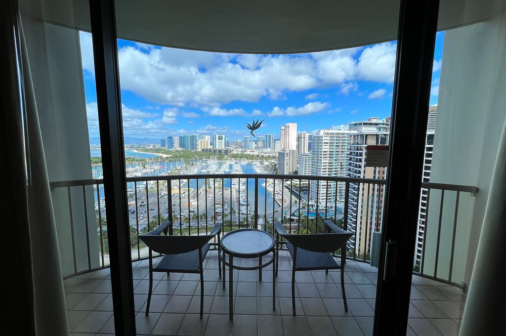 Hilton Hawaiian Village Waikiki Beach balcony lagoon