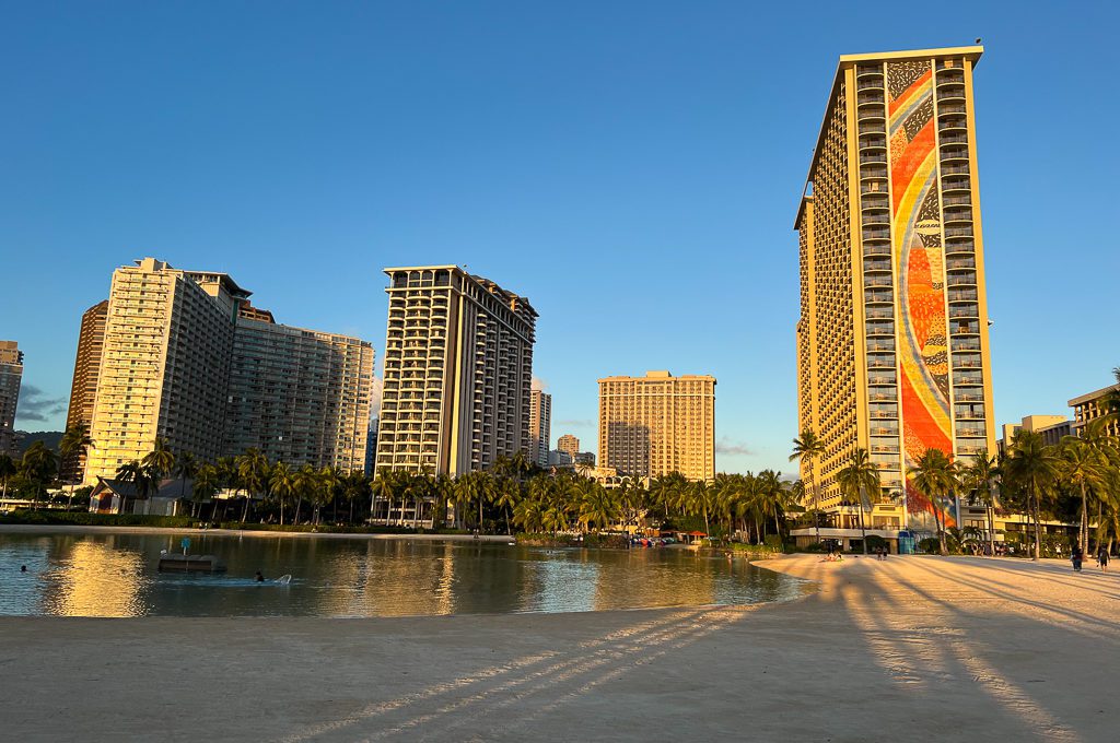 Hilton Hawaiian Village Waikiki Beach rainbow tower