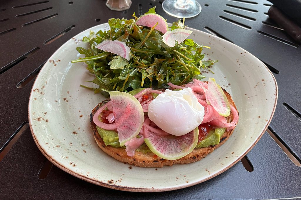 Hilton Hawaiian Village Waikiki Beach Tropics Bar and Grill breakfast avocado toast