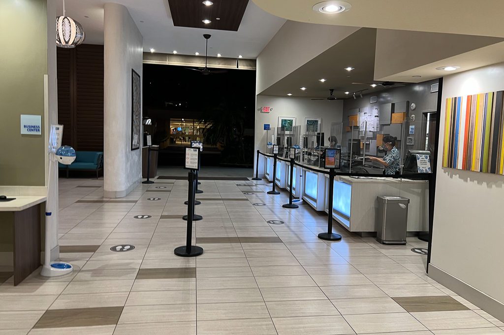 Holiday Inn Express Waikiki lobby