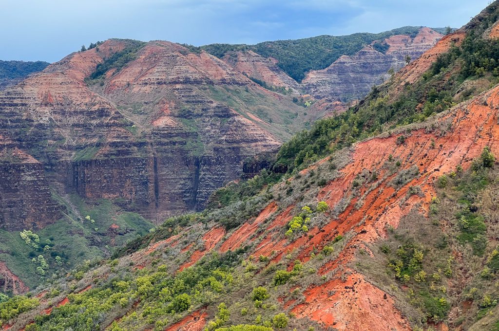 Waimea Canyon from helicopter