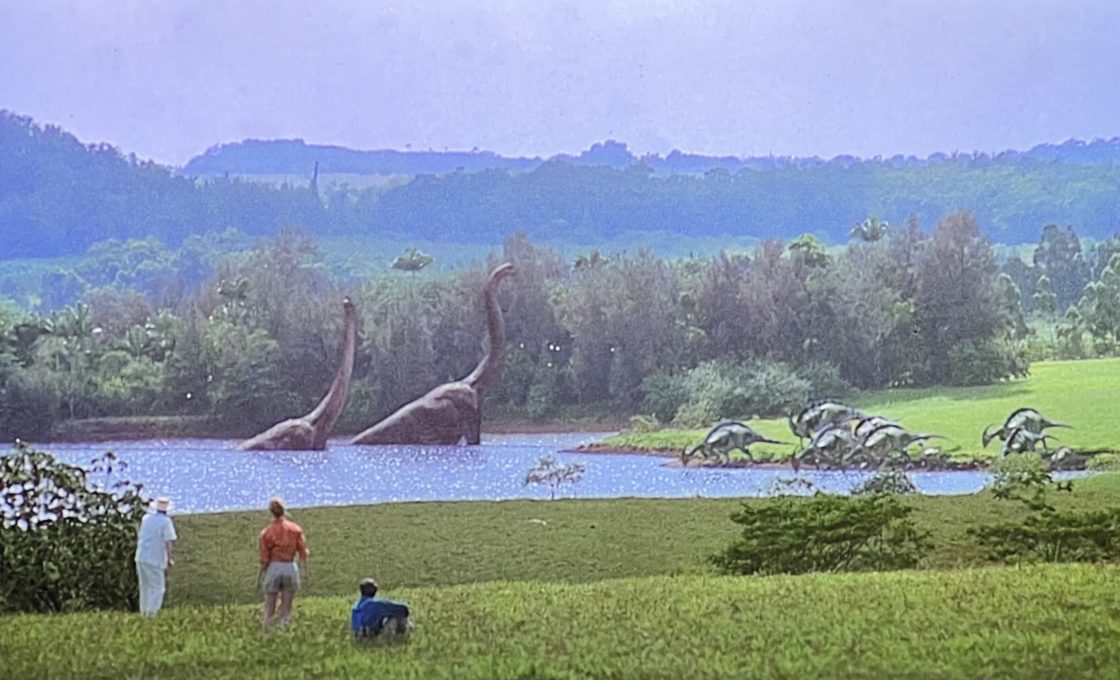 Jurassic Kahili Ranch, Jurassic Park movie scene.