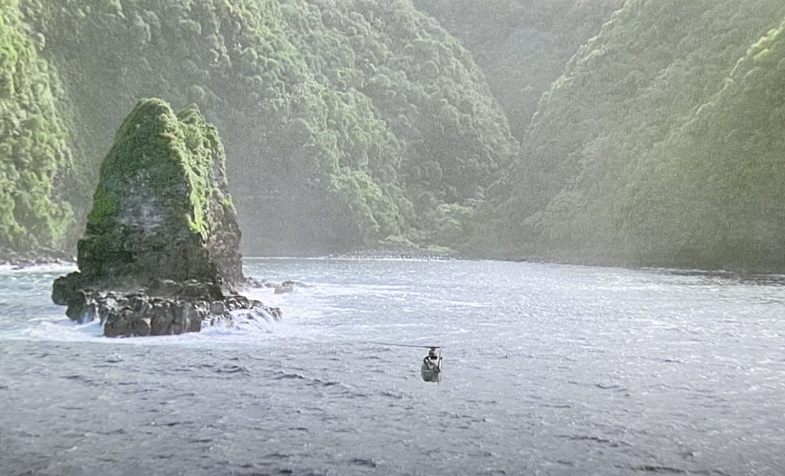 Jurassic Rock, Jurassic Park movie scene.