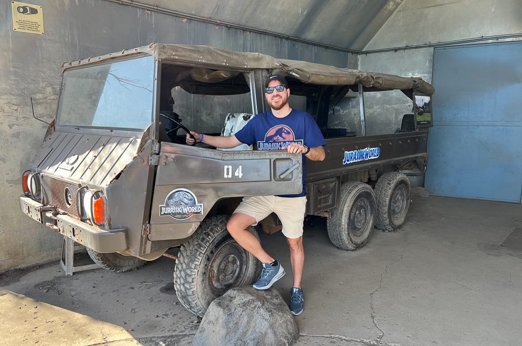 Kualoa Ranch Jurassic World tour vehicle