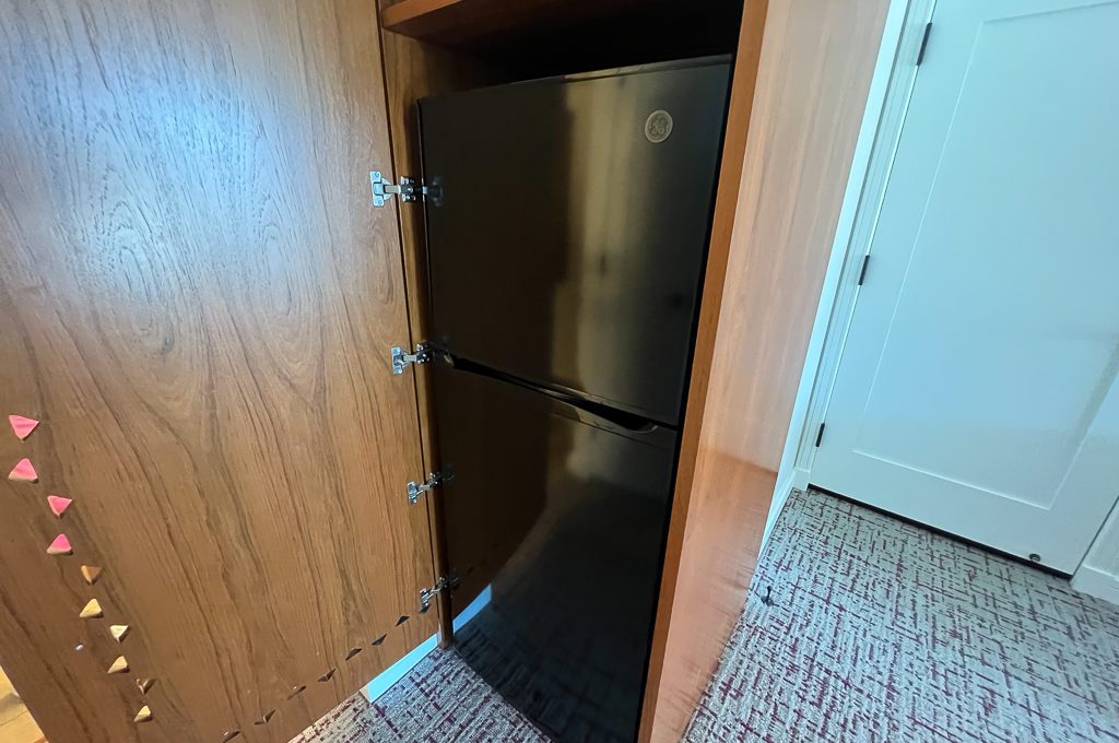 Marriott's Kauai Beach Club studio kitchen refrigerator