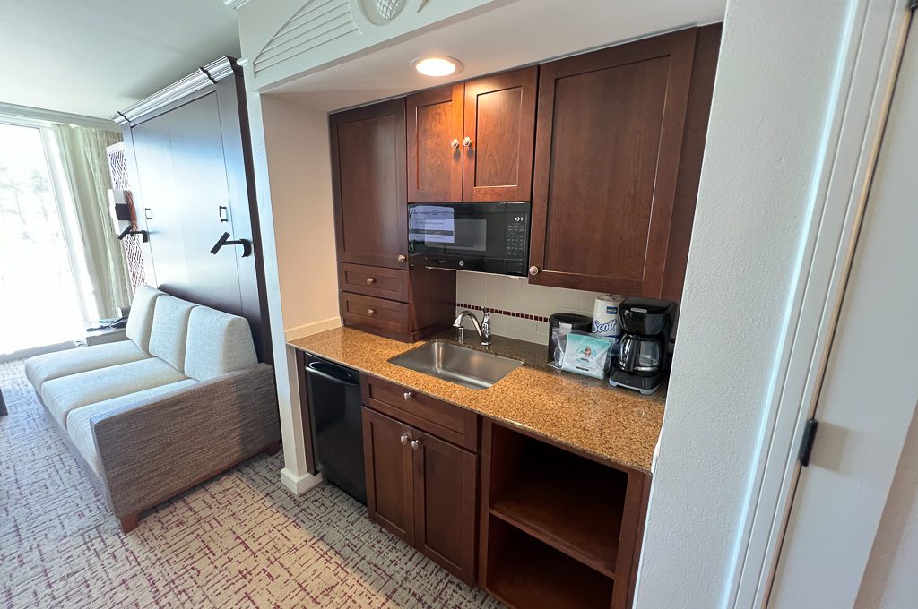 Marriott's Kauai Beach Club studio kitchen