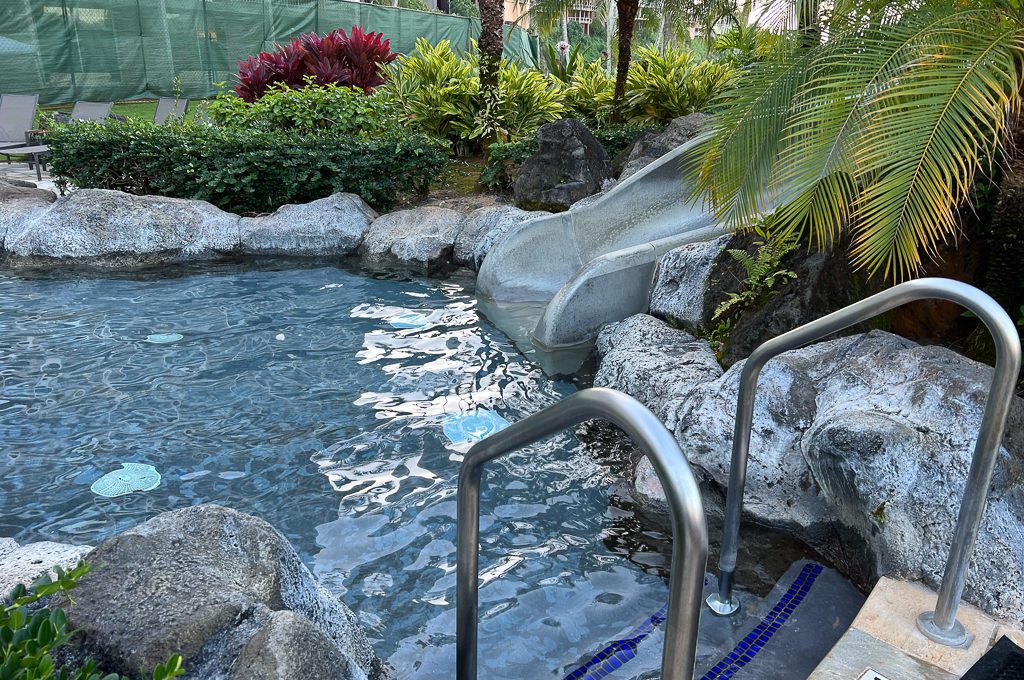 Marriott's Kauai Beach Club pool slide