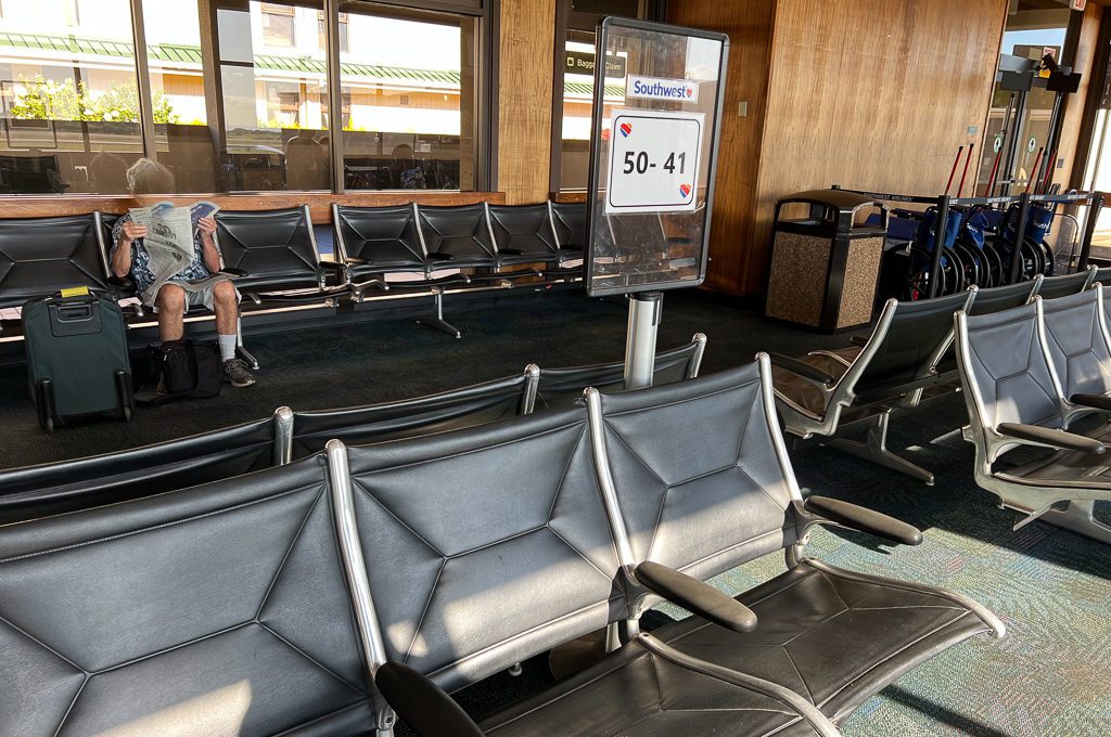 Southwest boarding area