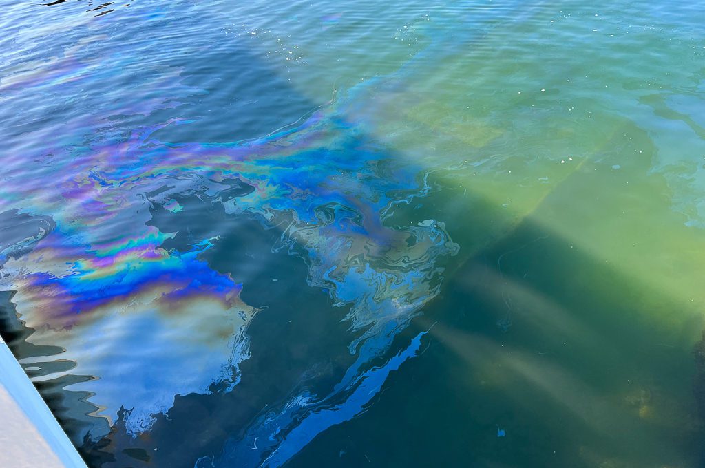 The Oil Leak at The USS Arizona Memorial