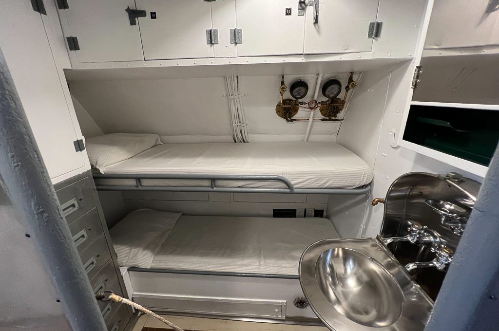 USS Bowfin officers beds