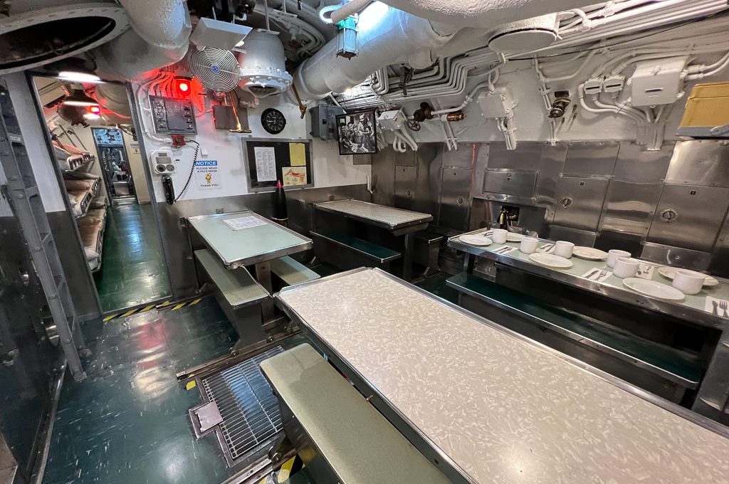 USS Bowfin mess