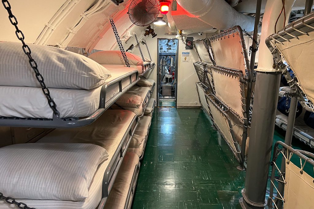 USS Bowfin bunks