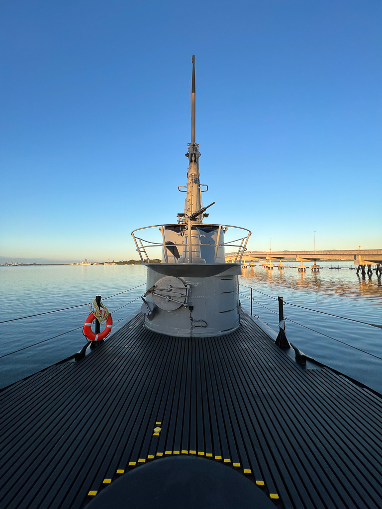 USS Bowfin deck bridge