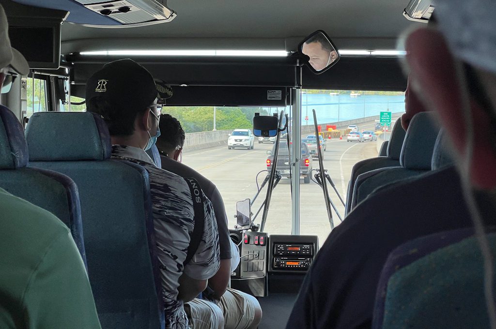 USS Missouri shuttle bus