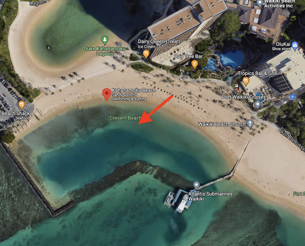 Hilton Hawaiian Village Waikiki Beach snorkel
