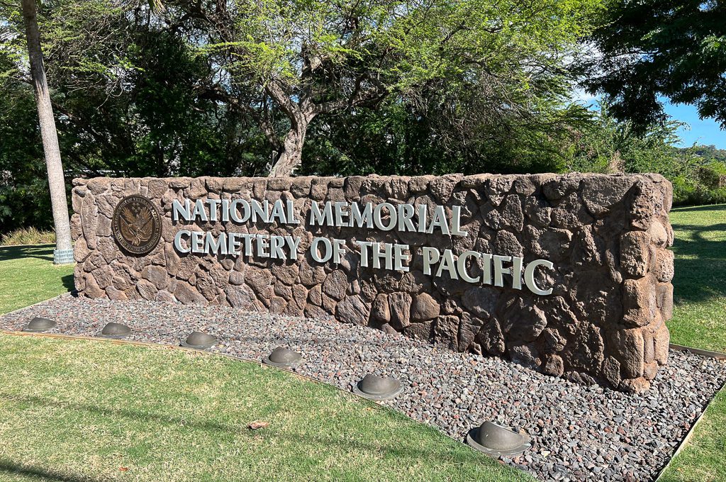 Punchbowl National Memorial Cemetery of the Pacific Guide entrance