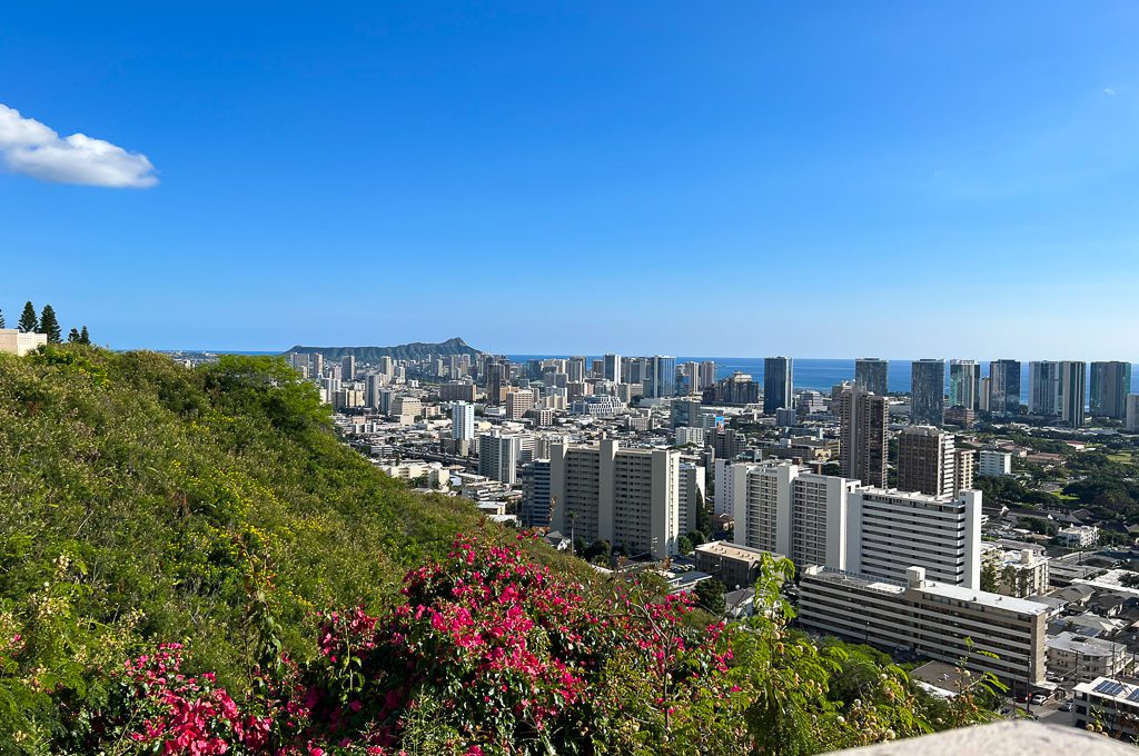 Punchbowl National Memorial Cemetery of the Pacific Scenic Lookout