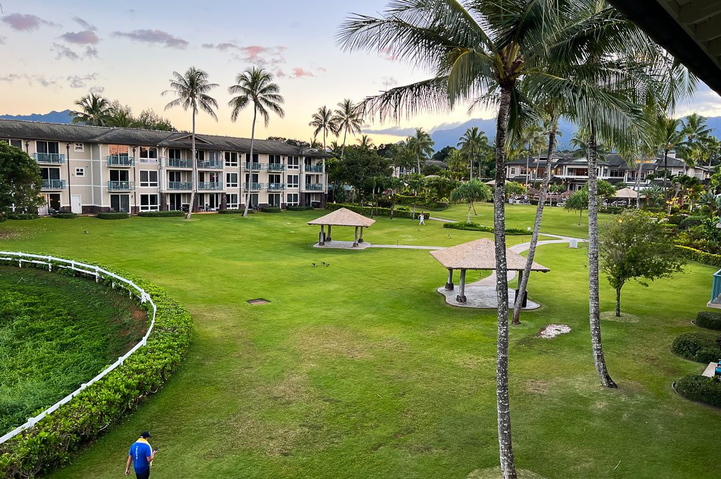 Westin Princeville Ocean Resort Villas balcony view