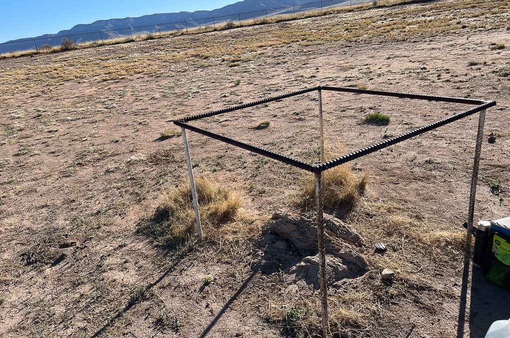 trinity site steel tower remnants