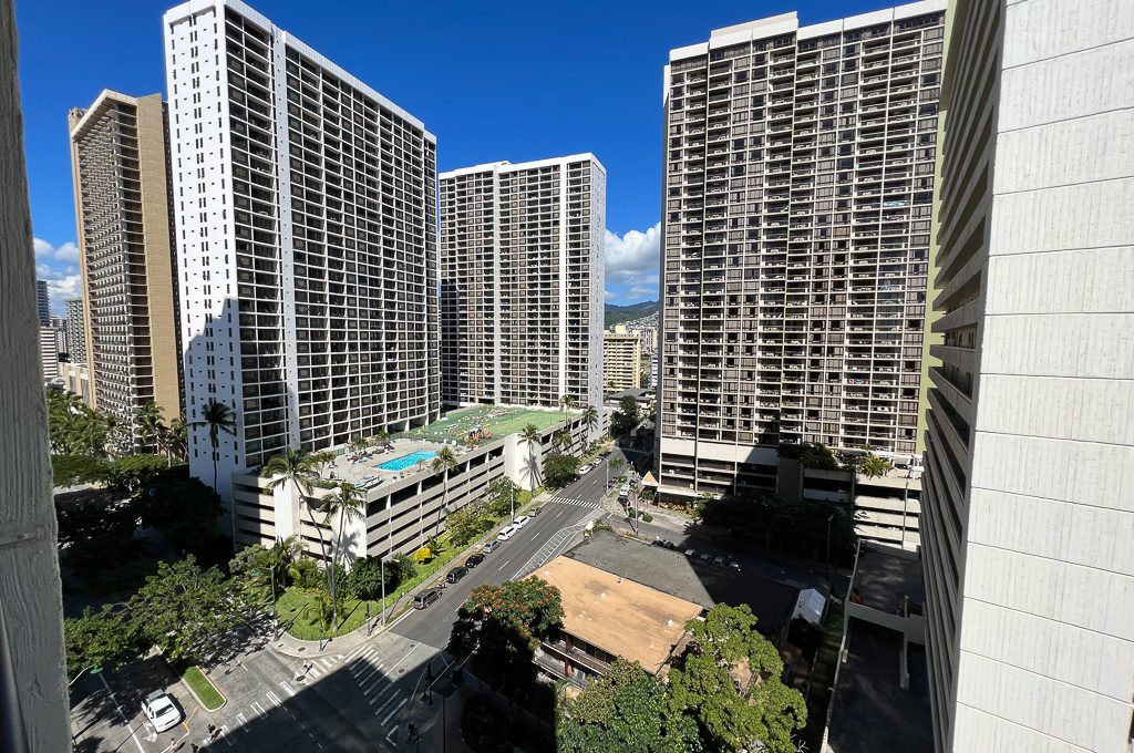 Hyatt Place Waikiki Beach balcony view