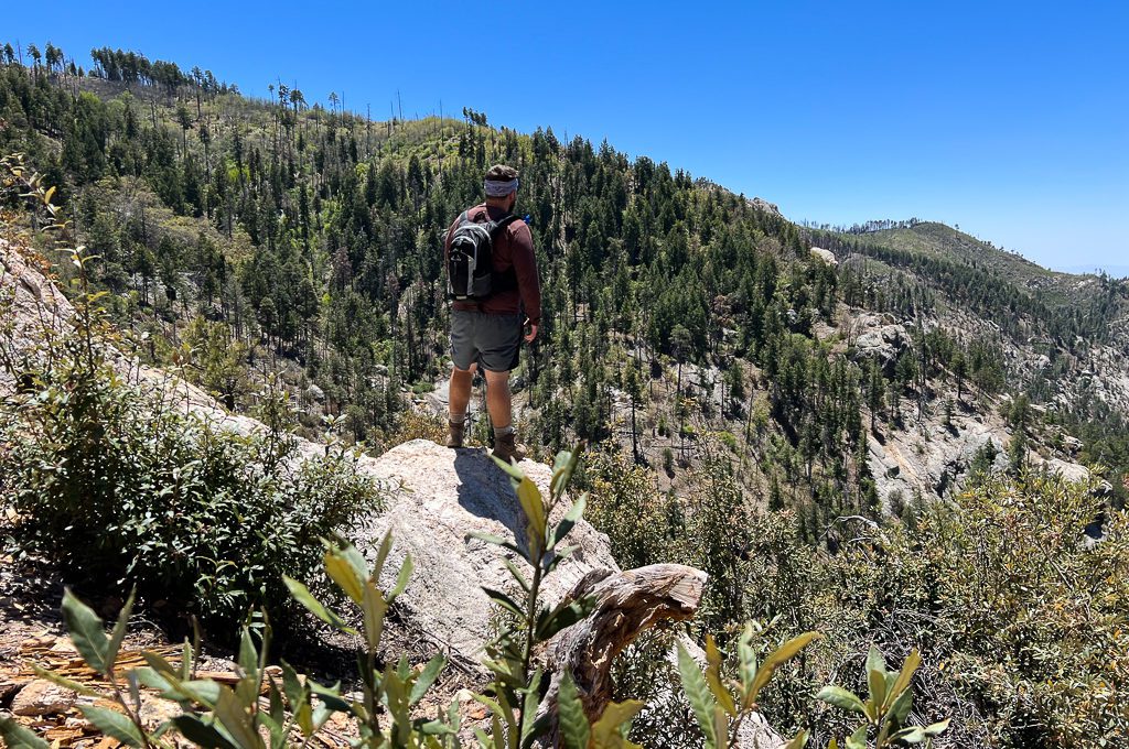 Mount Lemmon hiking sunset trail