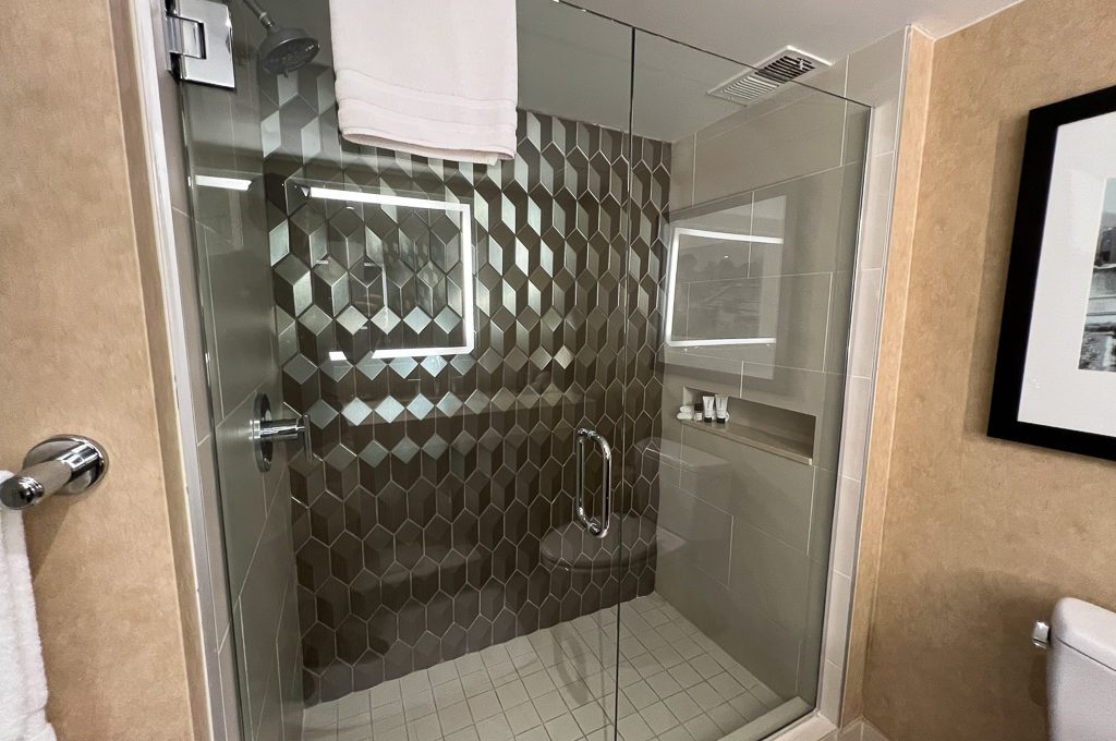 Arizona Biltmore guest room shower