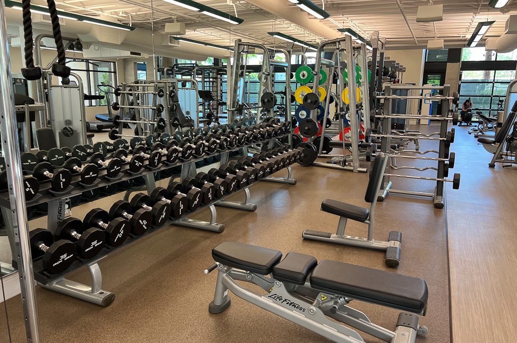 Arizona Biltmore fitness center free weights