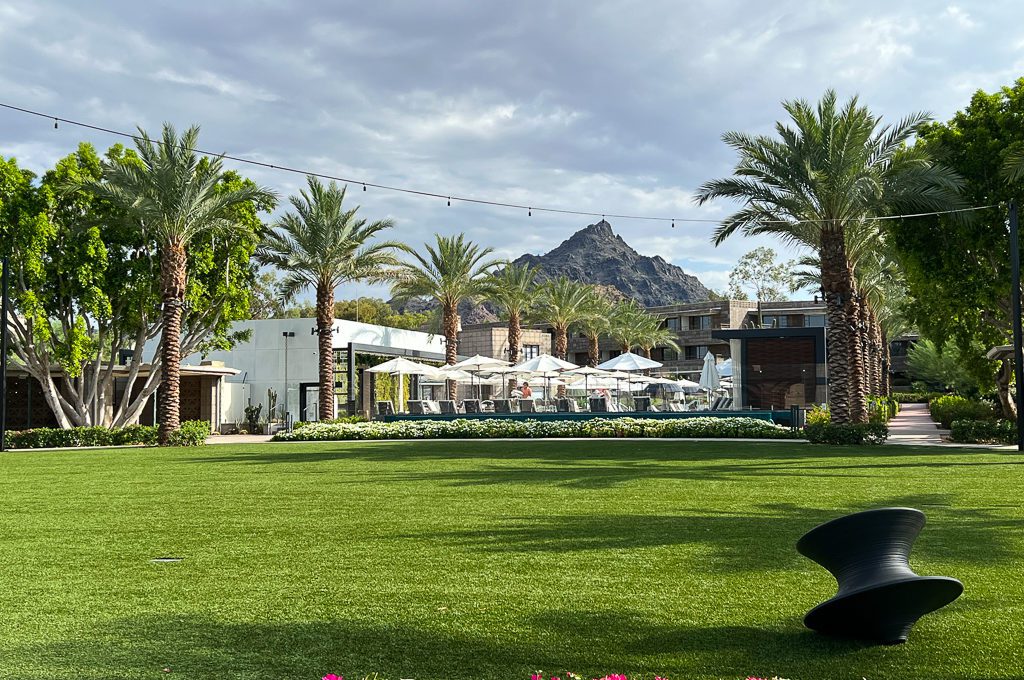 Phoenix hotel lawn