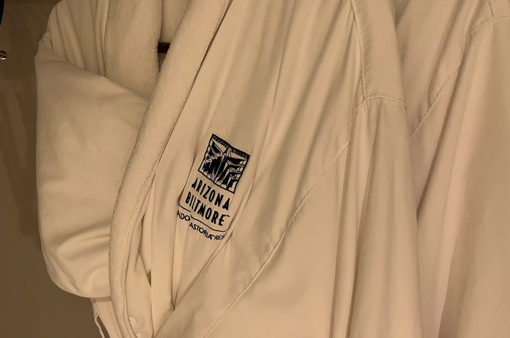 Arizona Biltmore guest room bath robes