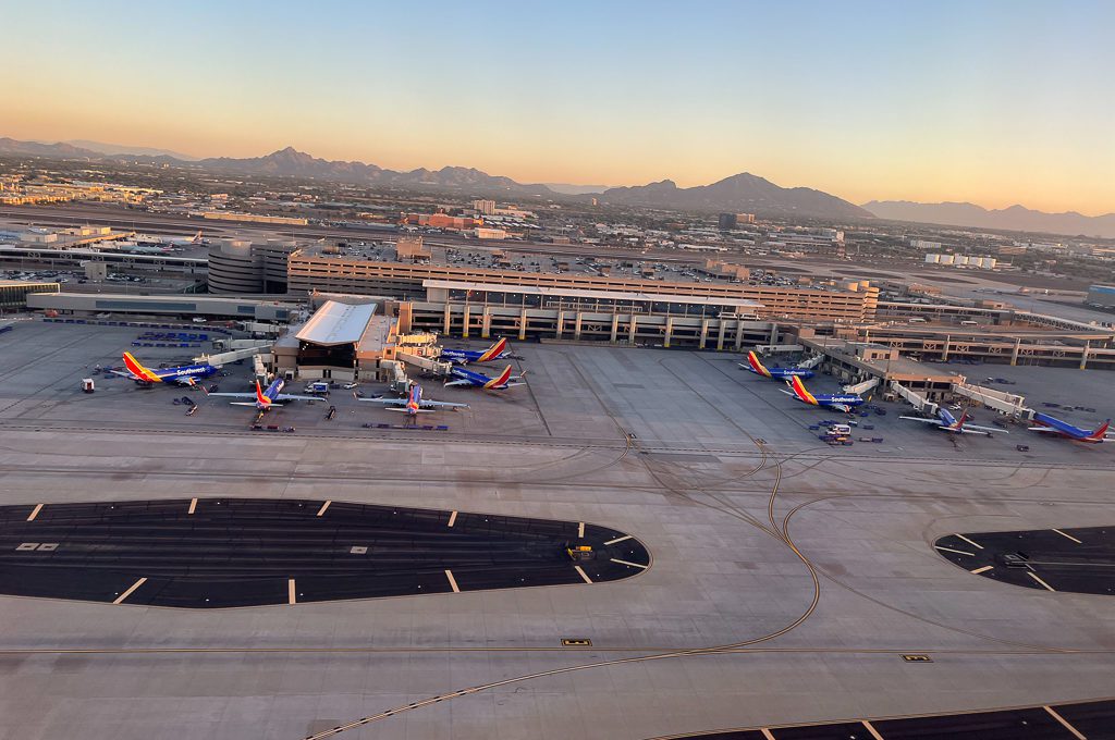 Phoenix airport view