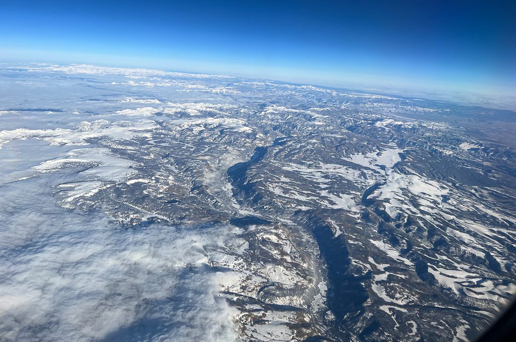 View of Rocky Mountains 