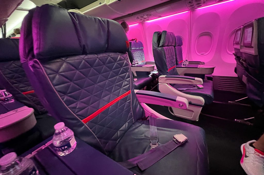 Delta Air Lines seat