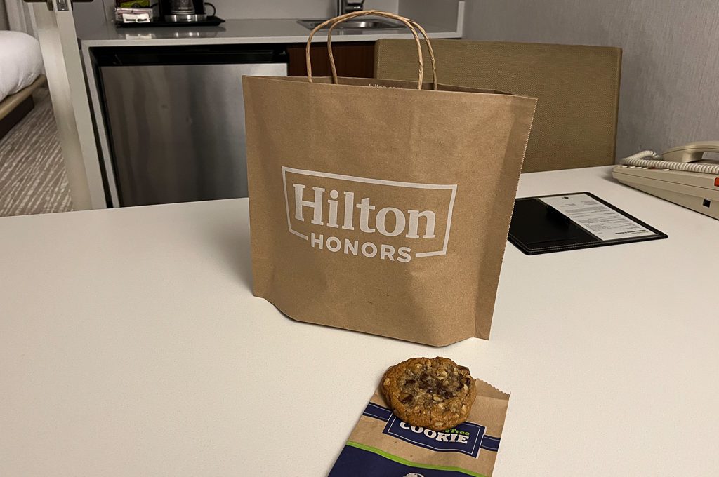 Hilton Doubletree cookies