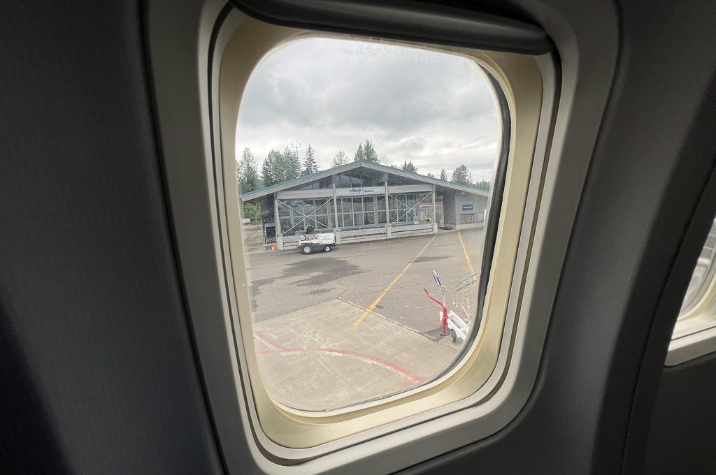 Alaska Airlines terminal GST