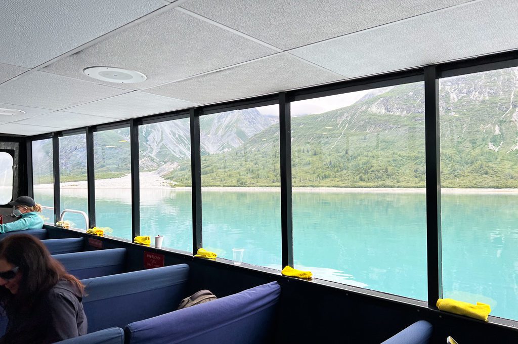 Glacier Bay National Park boat windows