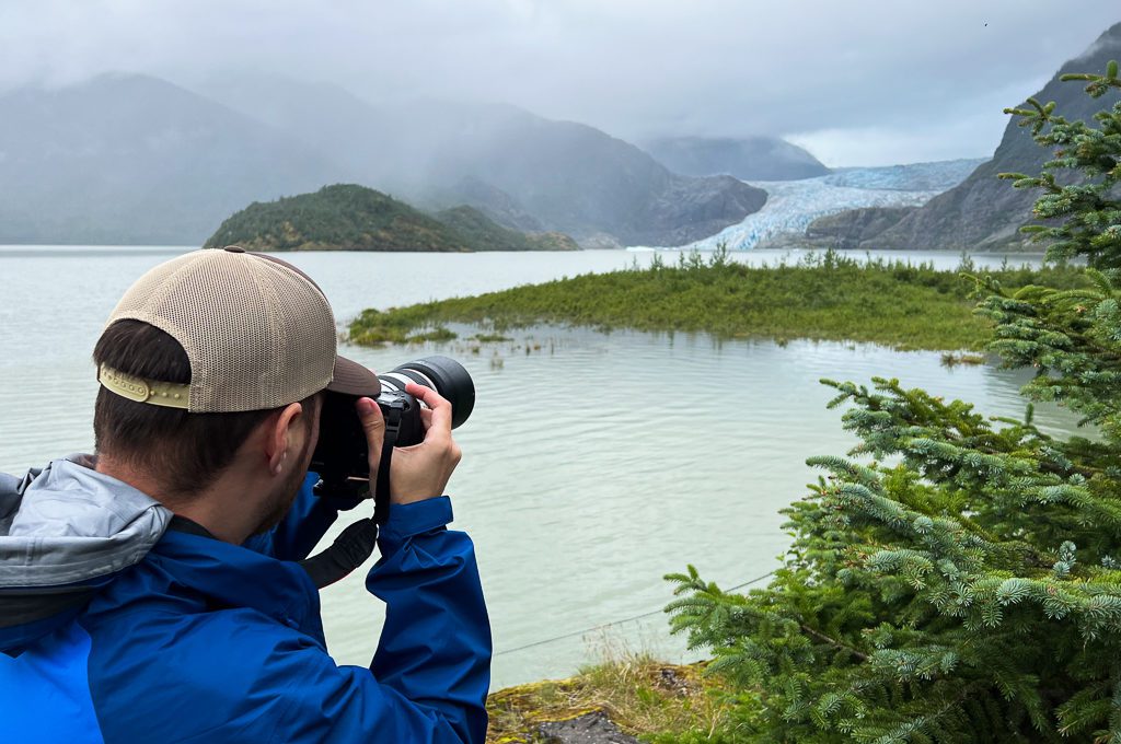 Mendenhall Glacier from photo point