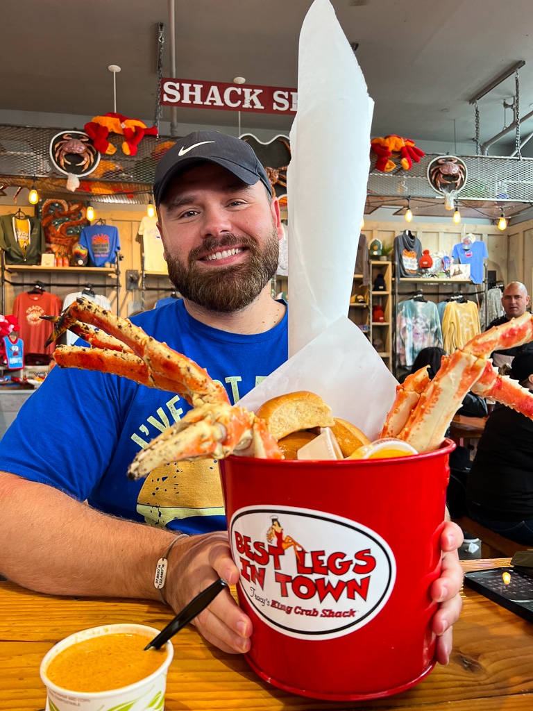 Tracy's King Crab Shack crab bucket 3 pounds