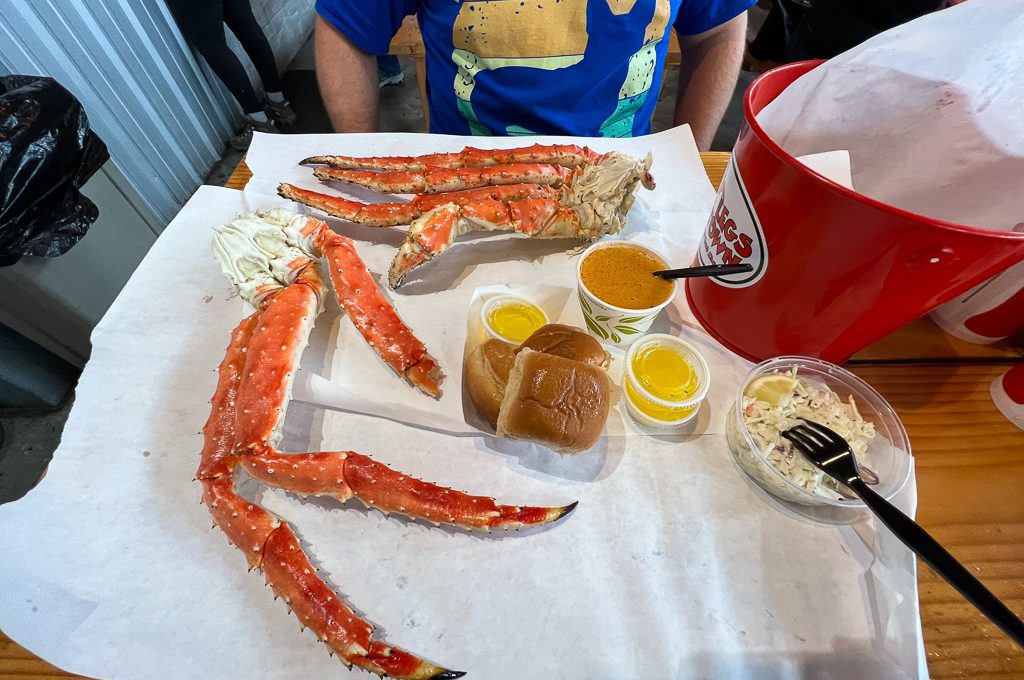 Tracy's King Crab Shack crab bucket 3 pounds