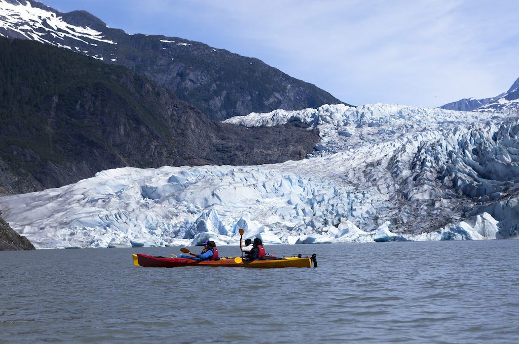 Mendenhall Glacier kayaking 