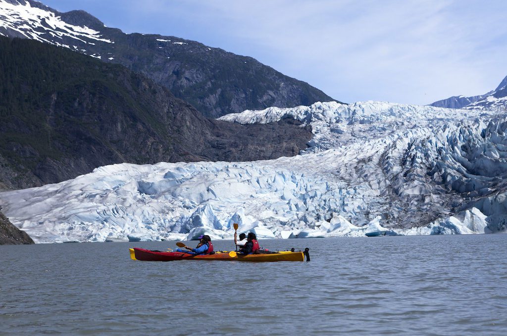 Mendenhall Glacier kayaking