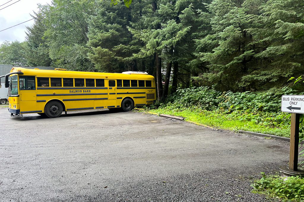 Gold Creek Salmon Bake bus