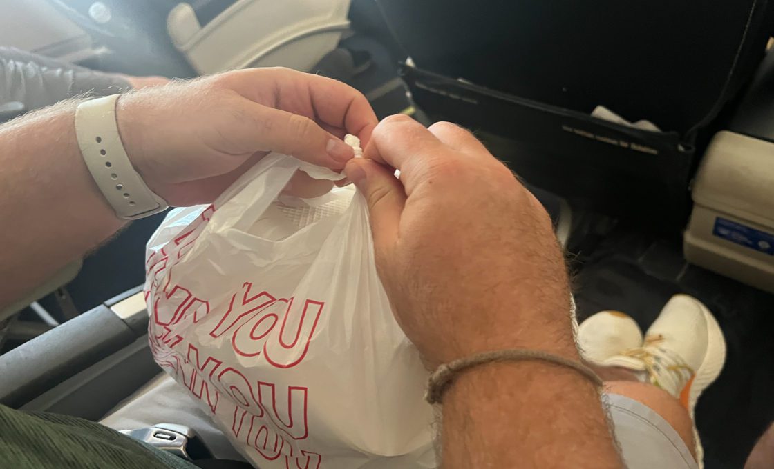 to go food on plane